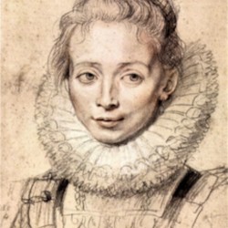 Portrait of the artist s daughter Clara Serena by Rubens